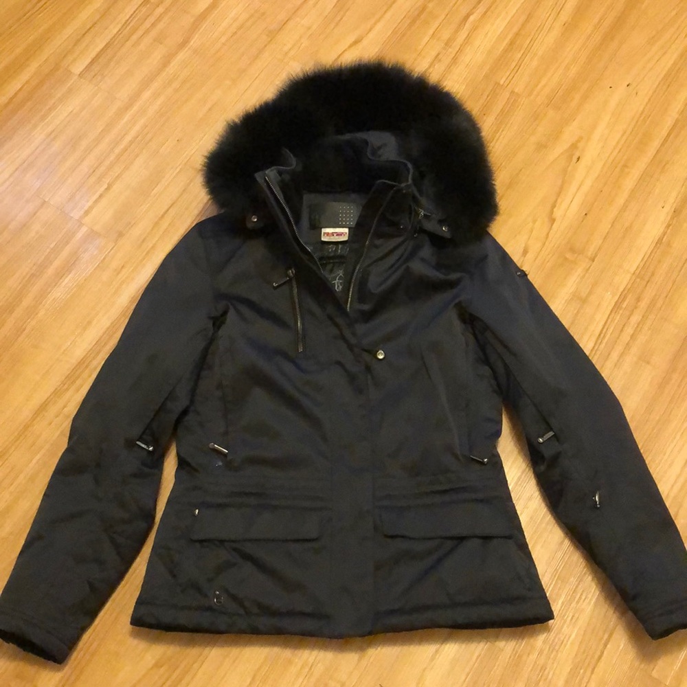 Spyder Ski Jacket with Fur Hood